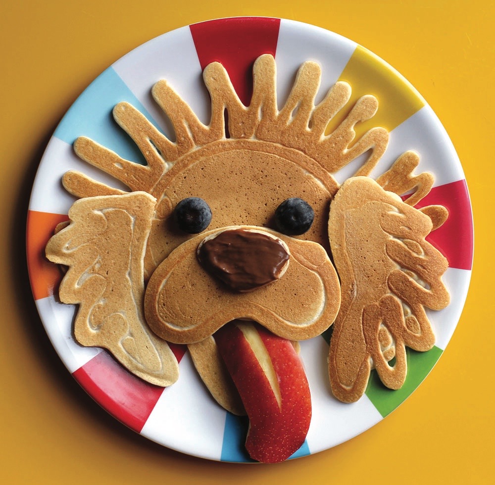 Charles the Monarch ODU Lion Dog, Pancake Art