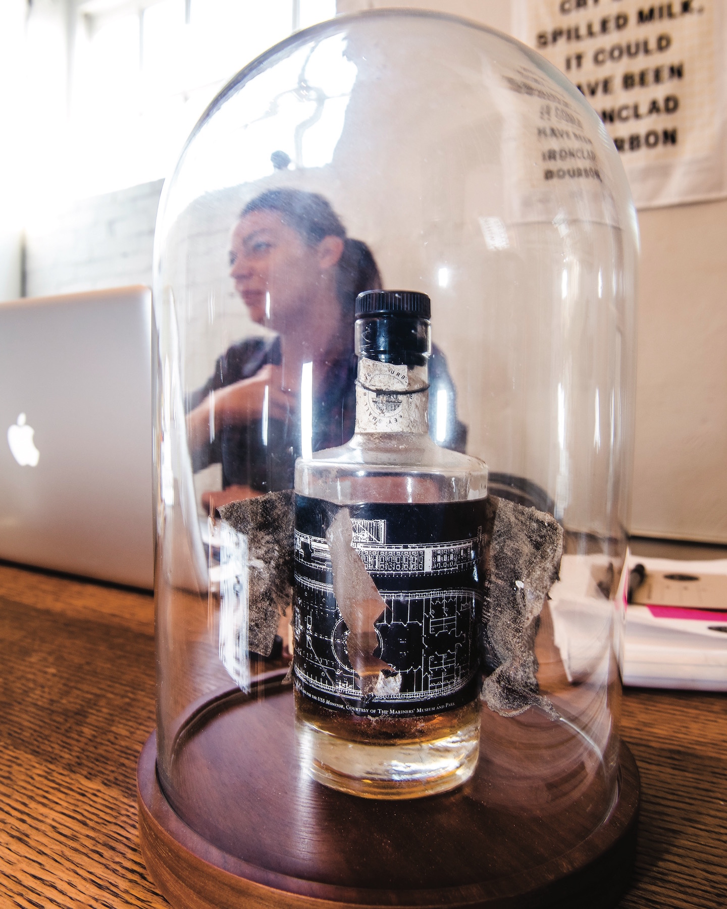 Desk, Ironclad Distillery Co., Bell Jar Bourbon