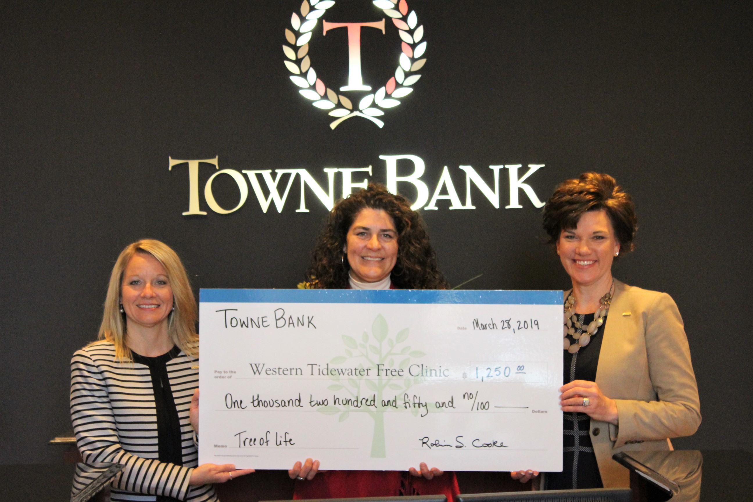 Western Tidewater Free Clinic, TowneBank