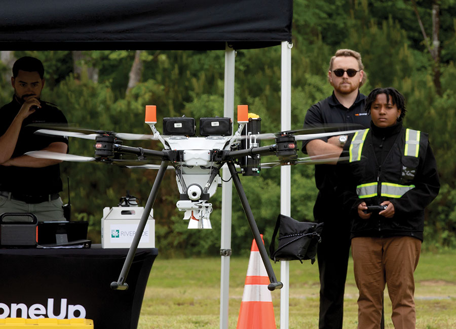DroneUp Test flights demonstrate proof 
of concept
