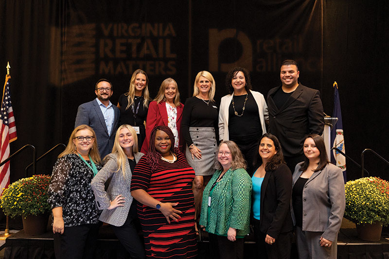 The Retail Alliance Crew Jenny Crittenden, President and CEO, top row fourth from left